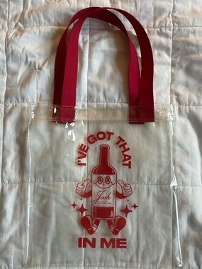 Josh Cellars "I've Got That Josh in Me" Clear Tote Bag